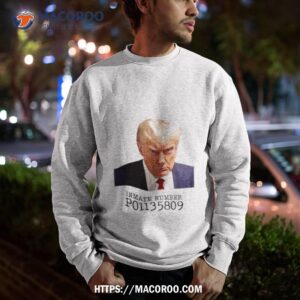 trump inmate number p01135809 shirt sweatshirt