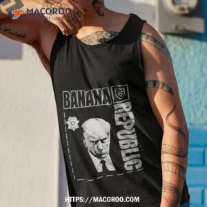 trump mugshot banana republic shirt tank top 1