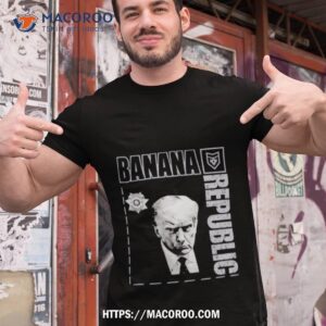 Trump Mugshot Banana Republic Shirt