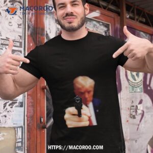 Trump Mugshot Gun Shirt