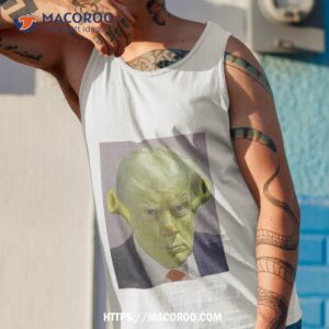 trump mugshot shrek meme shirt tank top 1