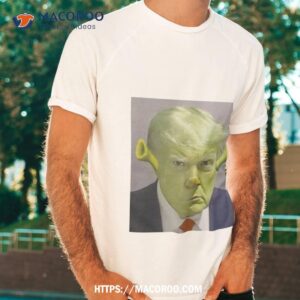 trump mugshot shrek meme shirt tshirt