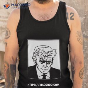 trump mugshot stencil shirt tank top