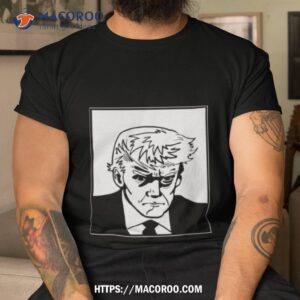 trump mugshot stencil shirt tshirt