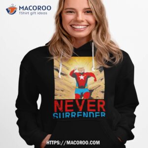 trump never surrender trump mugshoshirt hoodie 1