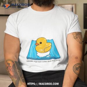 Turbo Lento Basic Plastic Duck Ultimate High Tech Rubber Duck Simulation Art T Shirt