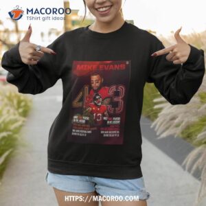 two historical facts about mike evans of the tampa bay buccaneers in nfl history unisex shirt sweatshirt 1