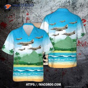 U.s Navy Va-146 A-4 Skyhawk Hawaiian Shirt