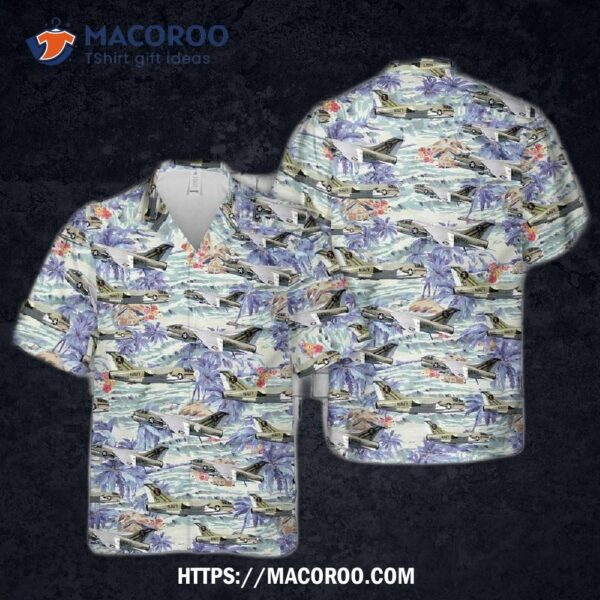 U.s Navy Va-66 A-7e Corsair Hawaiian Shirt