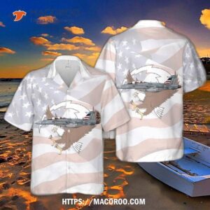 U.s Navy Vaq-140 Patriots Ea-18g Hawaiian Shirt