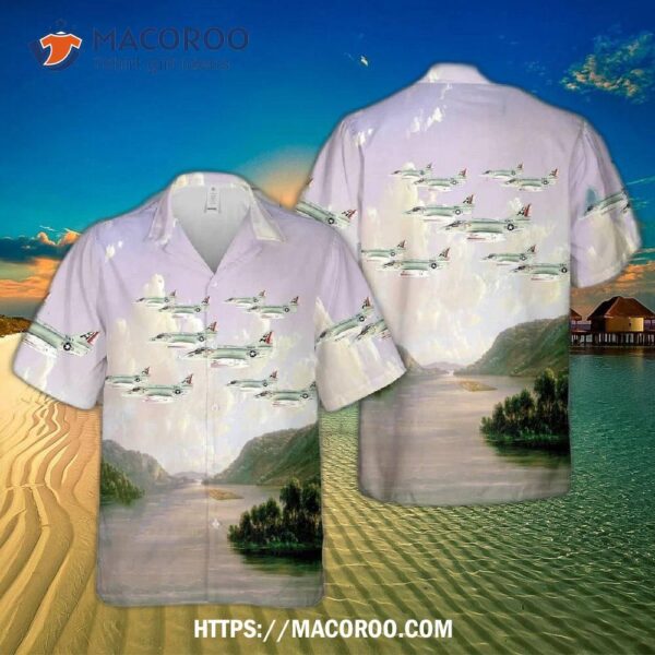 U.s Navy Vc-7 Douglas A-4 Skyhawk Hawaiian Shirt