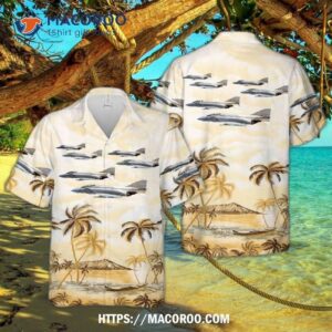 U.s Navy Vc-7 Mcdonnell Douglas F-4 Phantom Ii Hawaiian Shirt