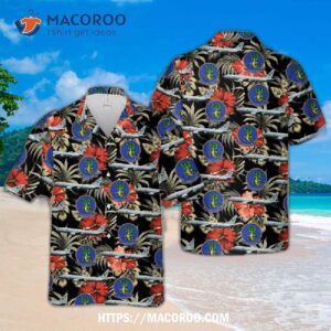 U.s Navy Vp-4 Skinny Dragons P-8a Hawaiian Shirt