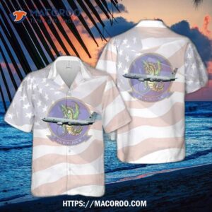 U.s Navy Vp-4 Skinny Dragons P-8a Hawaiian Shirt