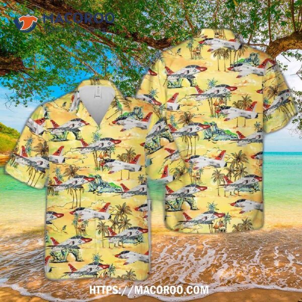 U.s Navy Vx-23 T-45 Goshawk Hawaiian Shirt