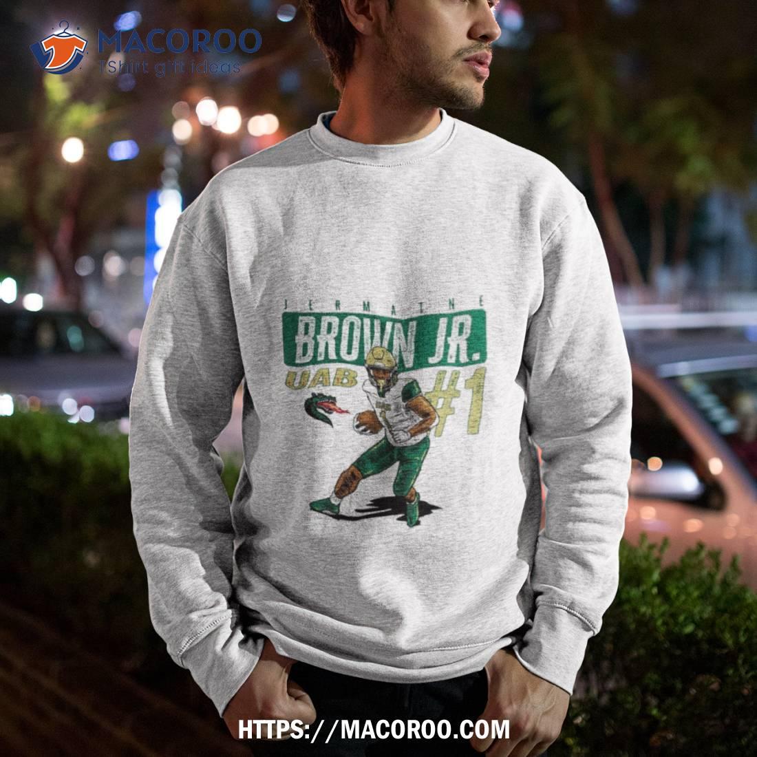 Uab Blazers Ncaa Football Jermaine Brown Caricature Shirt Uab Blazers Ncaa Football Jermaine Brown Caricature Shirt