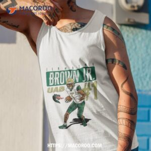Uab Blazers Ncaa Football Jermaine Brown Caricature Shirt 3 uab blazers ncaa football jermaine brown caricature shirt tank top 1