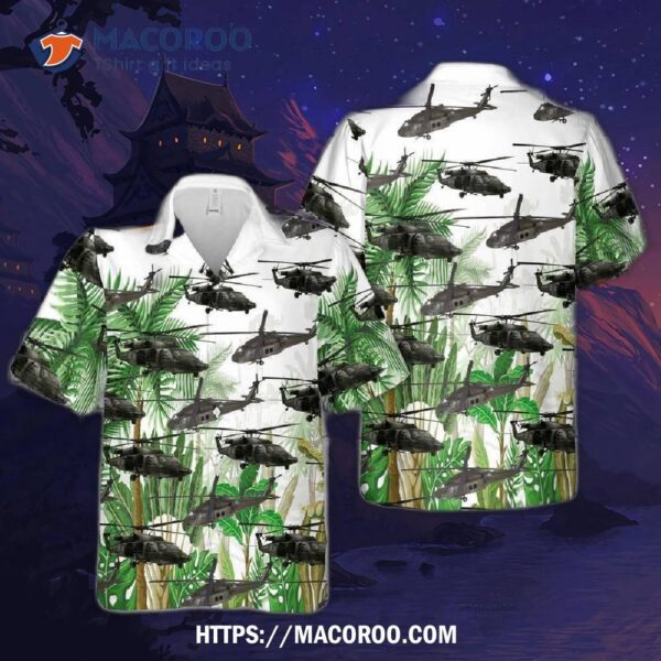 Uh-60 Black Hawk Hawaiian Shirt