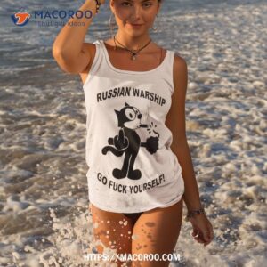 ukraine felix the cat russian warship go fuck yourself shirt tank top