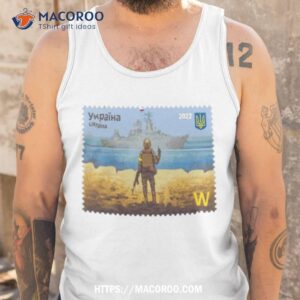 ukraine postage stamp t shirt tank top