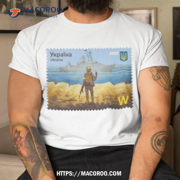 Ukraine Postage Stamp T-Shirt