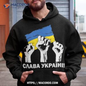 Ukrainian Flag And United Fists Shirt