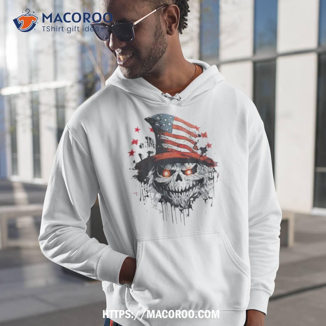 Uncle Sam Skull American Flag Shirt Uncle Sam Skull American Flag Shirt