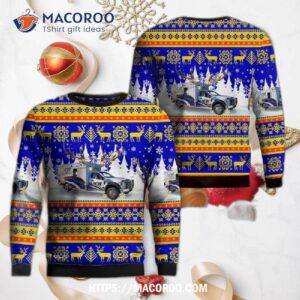 Unionville – Michigan Acw Ambulance Service Ugly Christmas Sweater