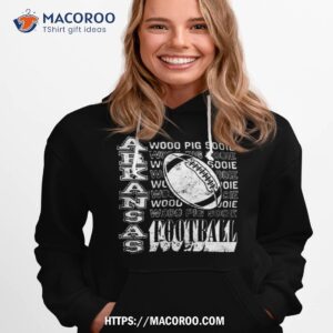 university of arkansas collection arkansas football poster t shirt hoodie 1