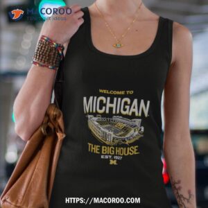 university of michigan football welcome to the big house shirt tank top 4