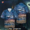 Us Air Force Beechcraft Mc-12w Liberty Hawaiian Shirt