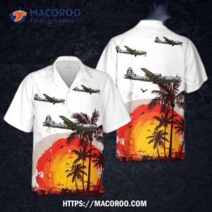 Us Air Force Boeing B-29 Superfortress A Fifi (nx529b) Hawaiian Shirt