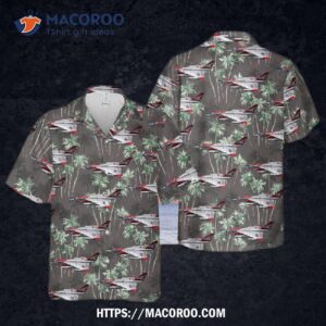 Us Air Force Convair Yb-58a-1-cf Hustler Hawaiian Shirt