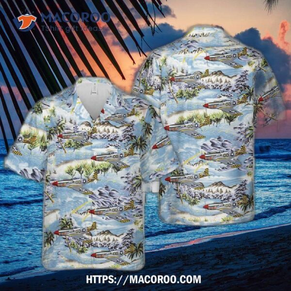 Us Air Force North American P-51d Mustang “boo-man Choo” Hawaiian Shirt