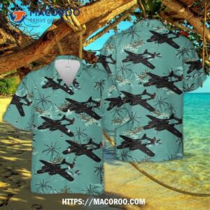 Us Air Force Northrop P-61 Black Widow Hawaiian Shirt