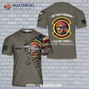 Us Air Force Puerto Rico National Guard 198th Airlift Squadron Bucaneros Block 15 F-16a Adf Fighting Falcon 3D T-Shirt