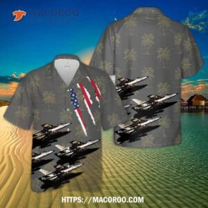 Us Air Force Republic F-105d-30-re Thunderchief (sn 62-4234) Hawaiian Shirt