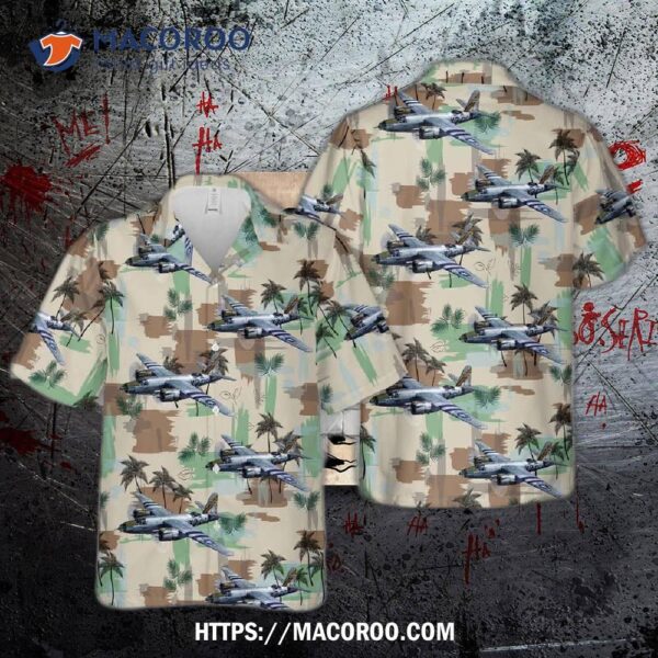 Us Air Forces Martin B-26 Marauder Dee Feater X2-a Ww2 Hawaiian Shirt