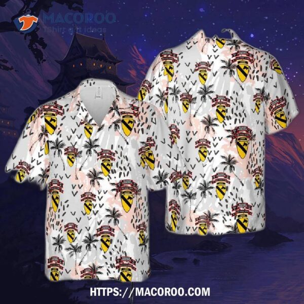 Us Army 1st Cavalry Long Range Recon Patrol Hawaiian Shirt