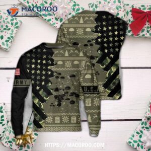 Us Army Paratroopers With The 82nd Airborne Division Parachute Christmas Sweater Nlsi1608pd06