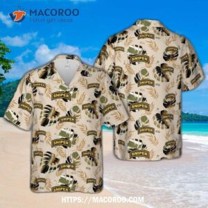 Us Army Sniper Tab Hawaiian Shirt