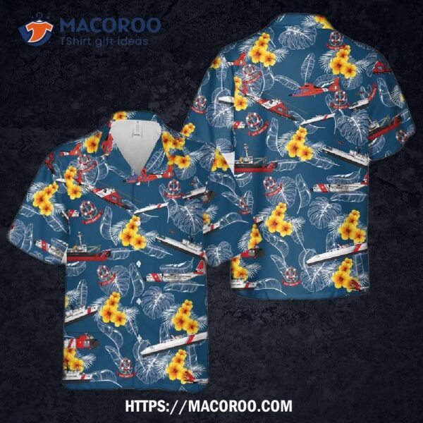 Us Coast Guard Birthday Hawaiian Shirt