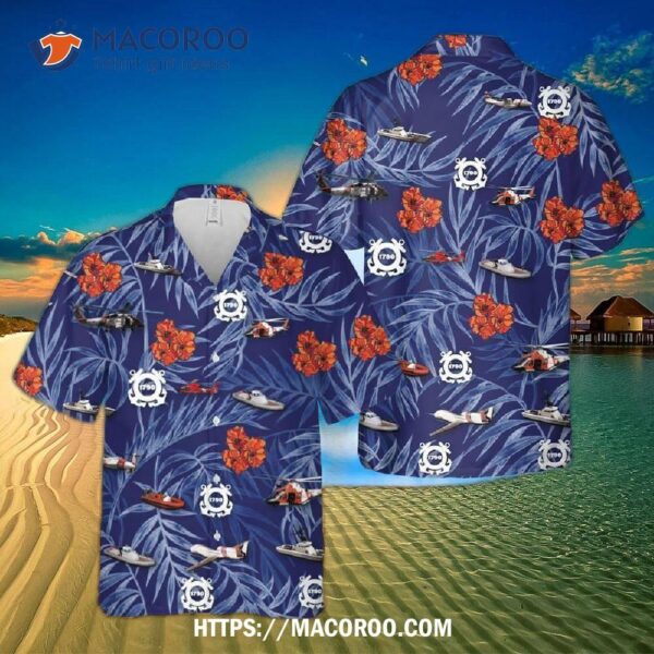 Us Coast Guard Birthday Hawaiian Shirt