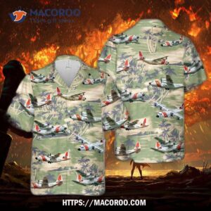 Us Coast Guard Hc-130 Hercules Hawaiian Shirt