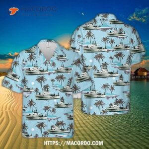 Us Coast Guard Uscgc Point Marone (wpb-82331) Of Squadron One Hawaiian Shirt