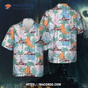 Us Coast Guard Uscgc Straton (wmsl-752) Legend-class Cutter Hawaiian Shirt