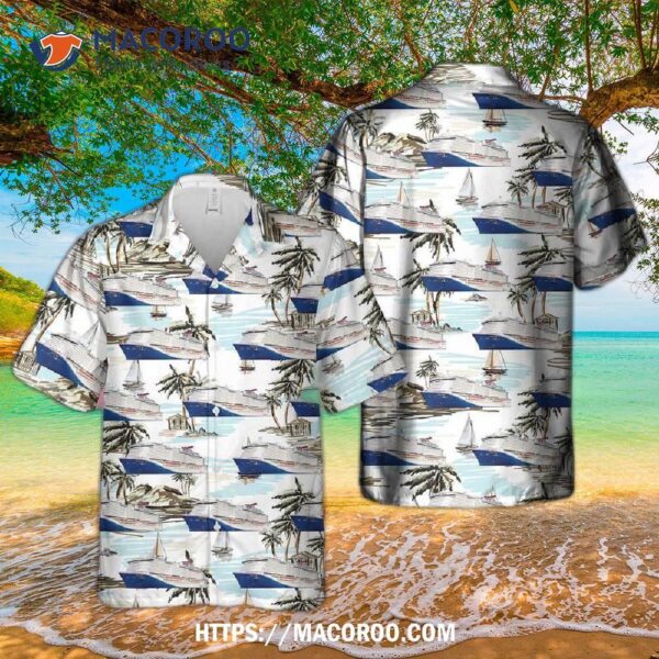 Us Cruise Ship Mardi Gras Hawaiian Shirt