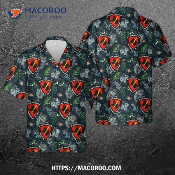 Us Military Working Dog K-9 Guardians Hawaiian Shirt