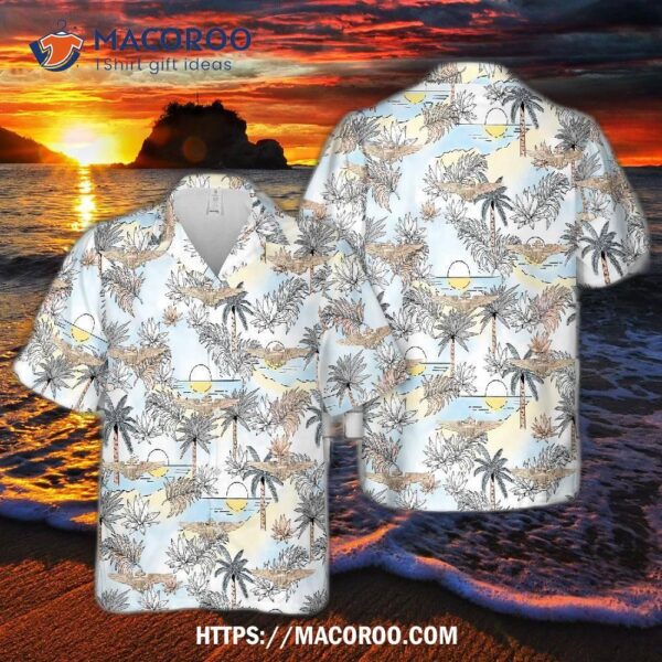 Us Navy Aviator Wings Hawaiian Shirt