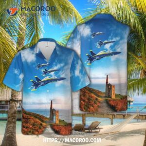 Us Navy Blue Angels #1 Fa-18c Hawaiian Shirt